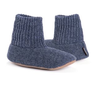 MUK LUKS Morty Ragg Wool  Slipper Men's Small (Shoe 7-8) Denim Blue BNWT
